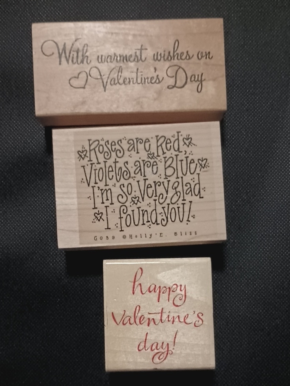 3 Valentine's Day Sayings Stamps